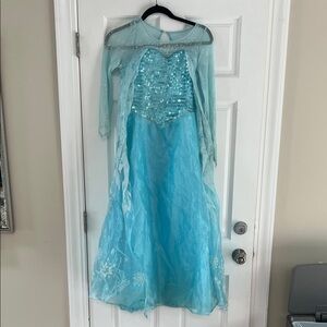 Disney Frozen Light Blue Dress with Snowflake Design